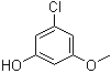 structure of CAS# 65262-96-6, 3-氯-5-甲氧基苯酚