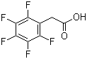 structure of CAS# 653-21-4, Pentafluorophenylacetic acid