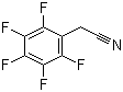 structure of CAS# 653-30-5, Pentafluorophenylacetonitrile