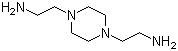 1,4-哌嗪二乙胺分子结构 (CAS 6531-38-0)