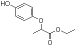 structure of CAS# 65343-67-1, 2-(4-羟基苯氧基)丙酸乙酯
