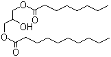 辛癸酸甘油酯分子结构 (CAS 65381-09-1)