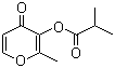 structure of CAS# 65416-14-0, 异丁酸麦芽酚酯