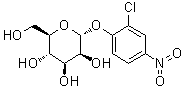 structure of CAS# 65446-24-4, 2-Chloro-4-nitrophenyl alpha-D-mannopyranoside