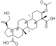CAS # 654663-85-1, 3alpha-Acetoxy-30-hydroxylup-20(29)-ene-23,28-dioic acid, Acantrifoic acid A