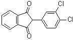 CAS # 6549-60-6, 2-(3,4-Dichlorophenyl)-1H-indene-1,3(2H)-dione, NSC 41696