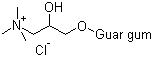 structure of CAS# 65497-29-2, Guar hydroxypropyltrimonium chloride