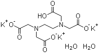 structure of CAS# 65501-24-8, Ethylenediaminetetraacetic acid tripotassium salt dihydrate