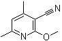 structure of CAS# 65515-39-1, 2-Methoxy-4,6-dimethylnicotinonitrile