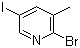 structure of CAS# 65550-78-9, 2-Bromo-5-iodo-3-methylpyridine
