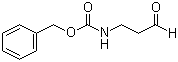 structure of CAS# 65564-05-8, N-苄氧羰基-3-氨基丙醛