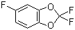 structure of CAS# 656-43-9, 2,2,5-Trifluoro-1,3-benzodioxole