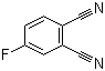 4-氟邻苯二腈分子结构 (CAS 65610-14-2)