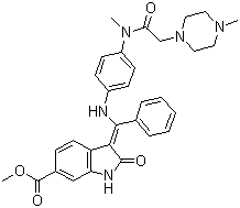 structure of CAS# 656247-17-5, BIBF 1120