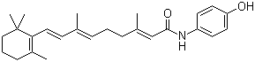 structure of CAS# 65646-68-6, Fenretinide