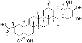 商陆皂苷戊分子结构 (CAS 65649-36-7)