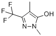 1,4-二甲基-3-(三氟甲基)-1H-吡唑-5-醇分子结构 (CAS 656825-59-1)