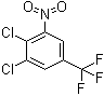 structure of CAS# 657-02-3, 3,4-二氯-5-硝基三氟甲苯
