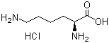 structure of CAS# 657-27-2, L-Lysine hydrochloride