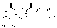 structure of CAS# 65706-99-2, 苄氧羰基-D-谷氨酸 alpha-苄酯