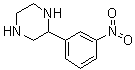structure of CAS# 65709-29-7, 2-(3-硝基苯基)哌嗪