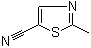structure of CAS# 65735-10-6, 2-Methylthiazole-5-carbonitrile