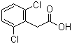 structure of CAS# 6575-24-2, 2,6-二氯苯乙酸