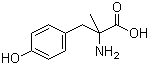 structure of CAS# 658-48-0, DL-alpha-甲基酪氨酸