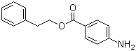 CAS # 65849-70-9, 4-Aminobenzoic acid 2-phenylethyl ester, 2-Phenylethyl 4-aminobenzoate