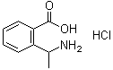 2-(1-氨基乙基)苯甲酸盐酸盐分子结构 (CAS 658683-12-6)