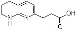 structure of CAS# 658712-81-3, 5,6,7,8-Tetrahydro-1,8-naphthyridin-2-propoinic acid