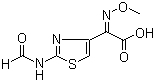structure of CAS# 65872-43-7, (Z)-2-(2-甲酰氨基噻唑-4-基)-2-甲氧亚氨基乙酸
