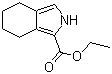 structure of CAS# 65880-17-3, 4,5,6,7-Tetrahydro-2H-isoindole-1-carboxylic acid ethyl ester