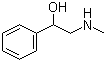 structure of CAS# 6589-55-5, 2-(Methylamino)-1-phenylethanol