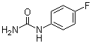 4-氟苯基脲分子结构 (CAS 659-30-3)