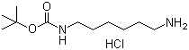 structure of CAS# 65915-94-8, N-叔丁氧羰基-1,6-己二胺盐酸盐