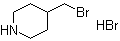 4-溴甲基哌啶氢溴酸盐分子结构 (CAS 65920-56-1)