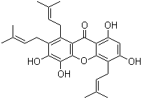 异藤黄氧蒽酮 E分子结构 (CAS 659747-28-1)