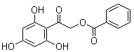 structure of CAS# 65982-77-6, 2'-(苯甲酰氧基)根皮乙酰苯