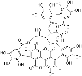 structure of CAS# 65995-63-3, 安石榴苷