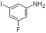 structure of CAS# 660-49-1, 3-氟-5-碘苯胺