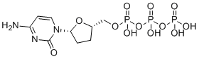 2',3'-双脱氧胞苷5'-三磷酸分子结构 (CAS 66004-77-1)