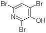 structure of CAS# 6602-34-2, 2,4,6-三溴-3-羟基吡啶