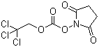 structure of CAS# 66065-85-8, 琥珀酰亚胺基 2,2,2-三氯乙基碳酸酯