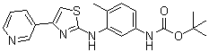 CAS # 660837-07-0, N-[4-Methyl-3-[[4-(3-pyridinyl)-2-thiazolyl]amino]phenyl]carbamic acid 1,1-dimethylethyl ester