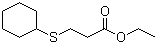 3-(环己基硫基)丙酸乙酯分子结构 (CAS 66087-21-6)