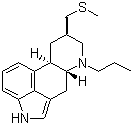 CAS # 66104-22-1, Pergolide, 8beta-[(Methylthio)methyl]-6-propylergoline