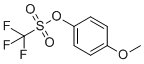4-甲氧基苯基三氟甲烷磺酸酯分子结构 (CAS 66107-29-7)