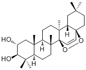 14,17-表二氧基-28-去甲-15-蒲公英烯-2,3-二醇分子结构 (CAS 66107-60-6)