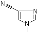 structure of CAS# 66121-69-5, 1-甲基-1H-咪唑-4-甲腈